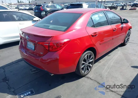 2018 Toyota Corolla Se z USA, uszkodzony, nr VIN 2T1BURHE7JC111170